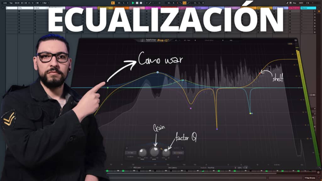 Cómo usar un ecualizador en mezcla: Guía completa de los 4 parámetros clave